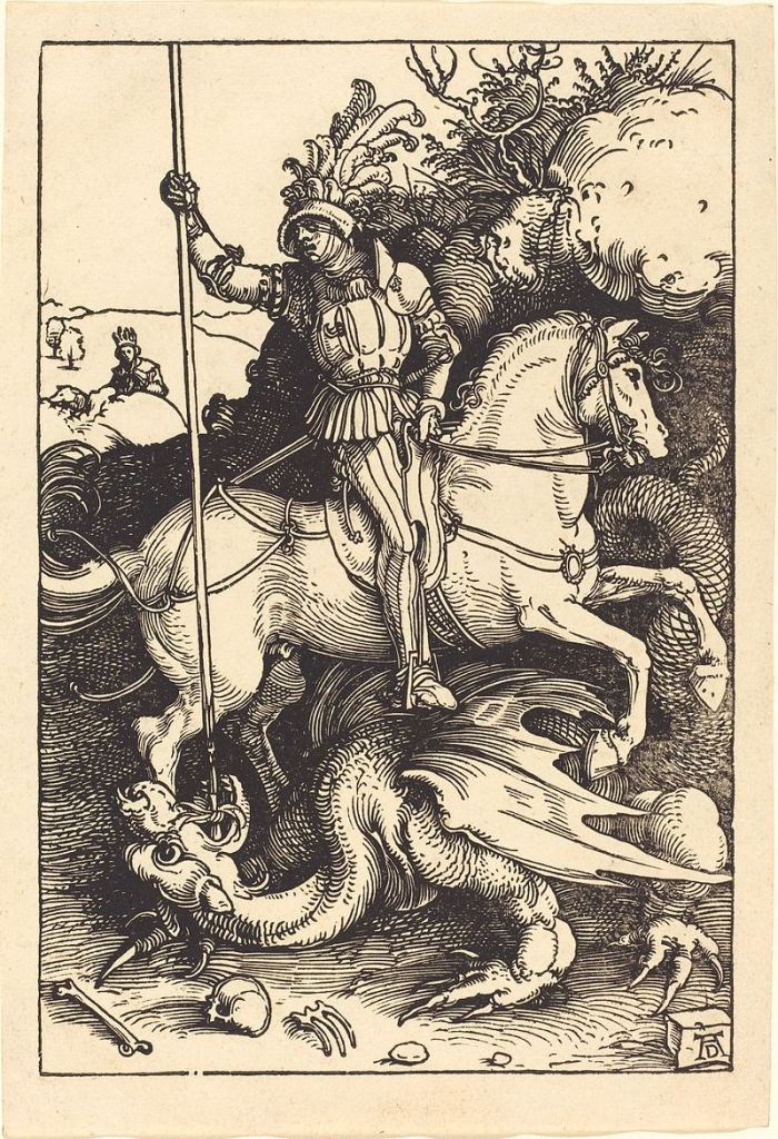 Albrecht_Dürer_-_Saint_George_Killing_the_Dragon_(NGA_1943.3.3597)